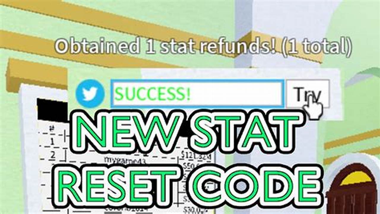 X1 Stat Reset (New) Reset, 2024