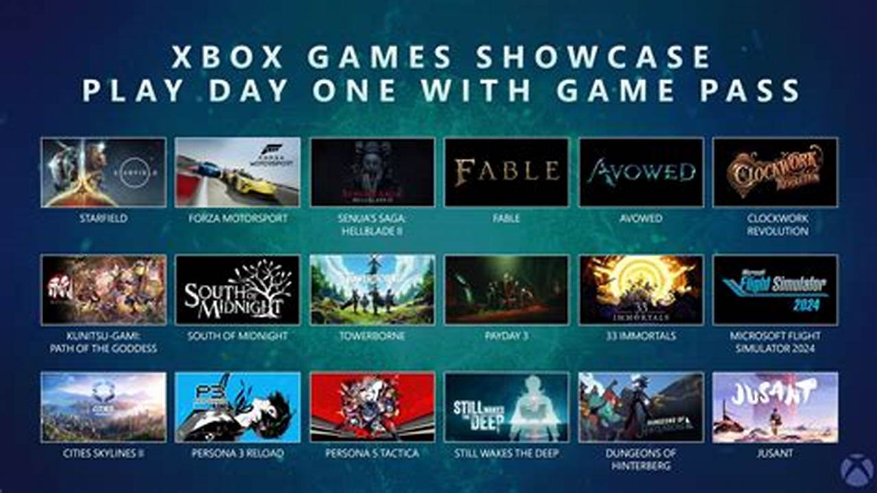Xbox Game Pass March 2024