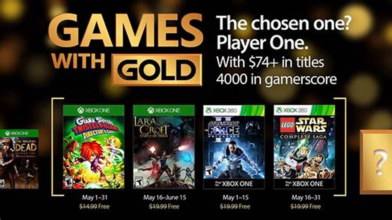 Xbox Gold Games May 2024
