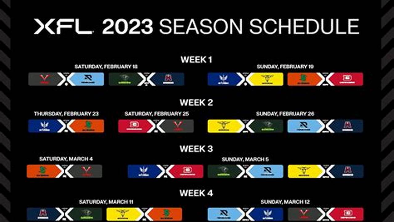 Xfl Playoff Schedule 2024