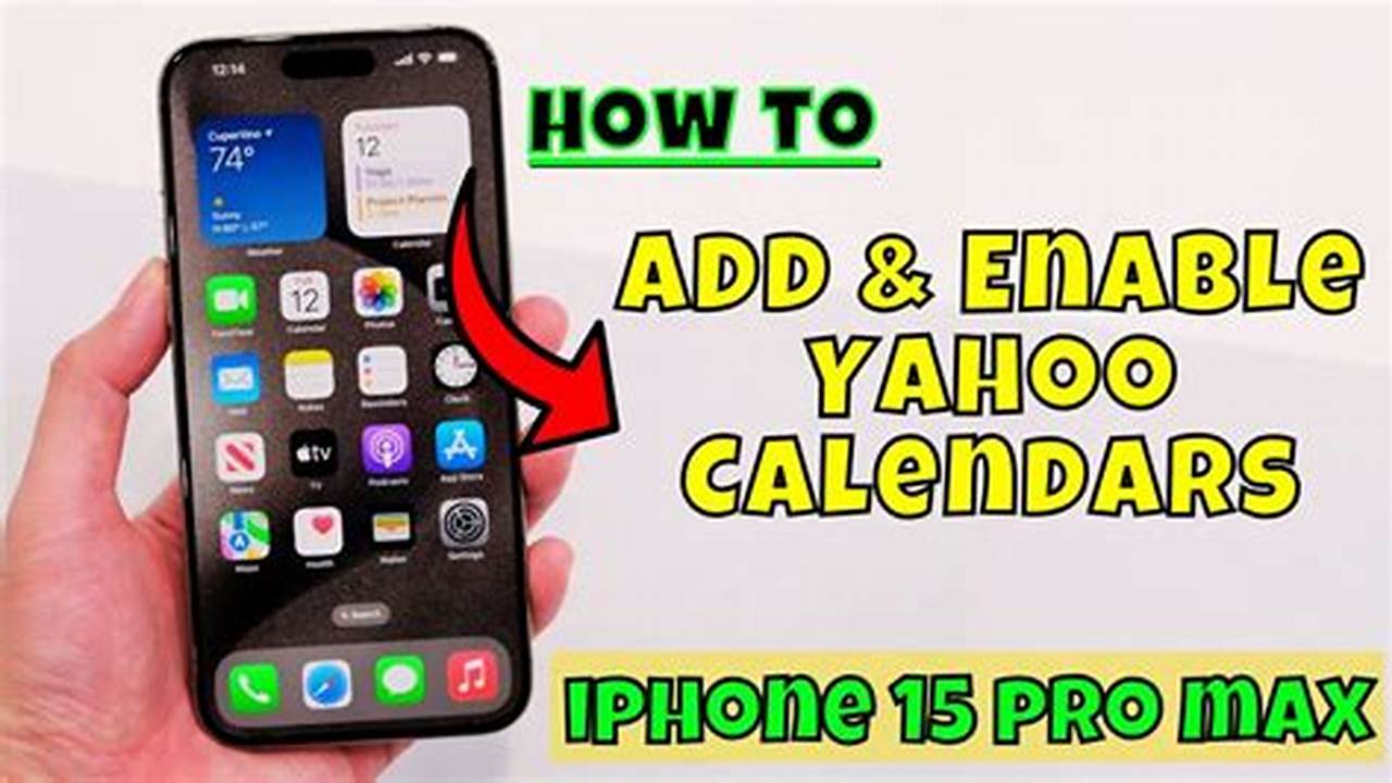 Yahoo Calendar On Iphone