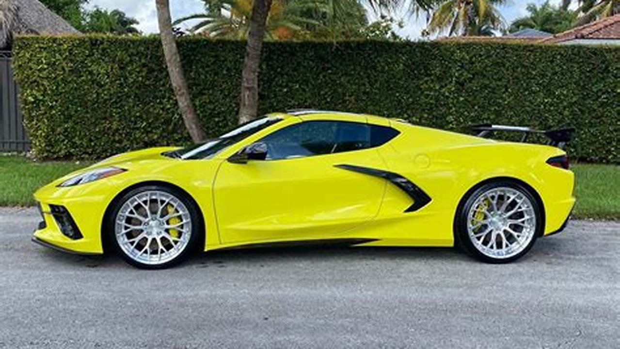 Yellow Corvette 2024