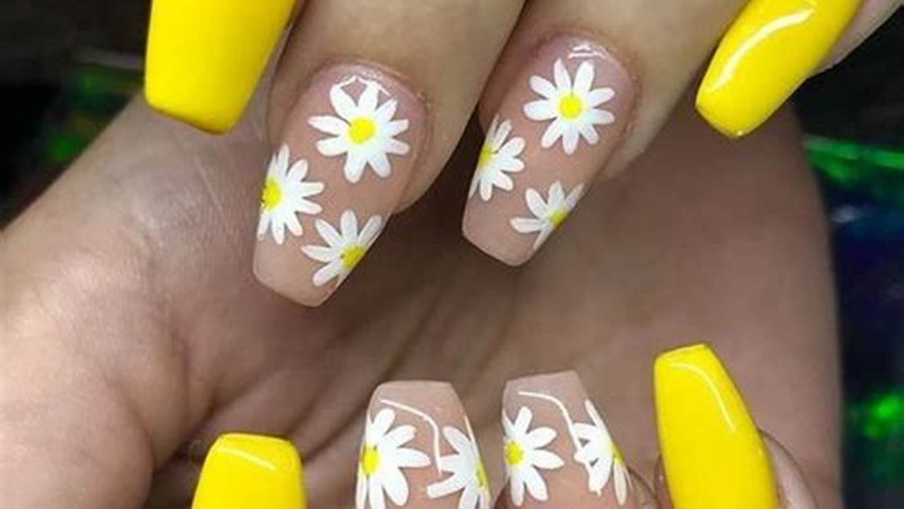 Yellow Spring Nails 2024