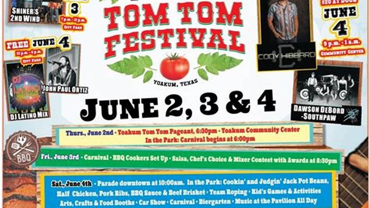 Yoakum Tom Tom Festival 2024
