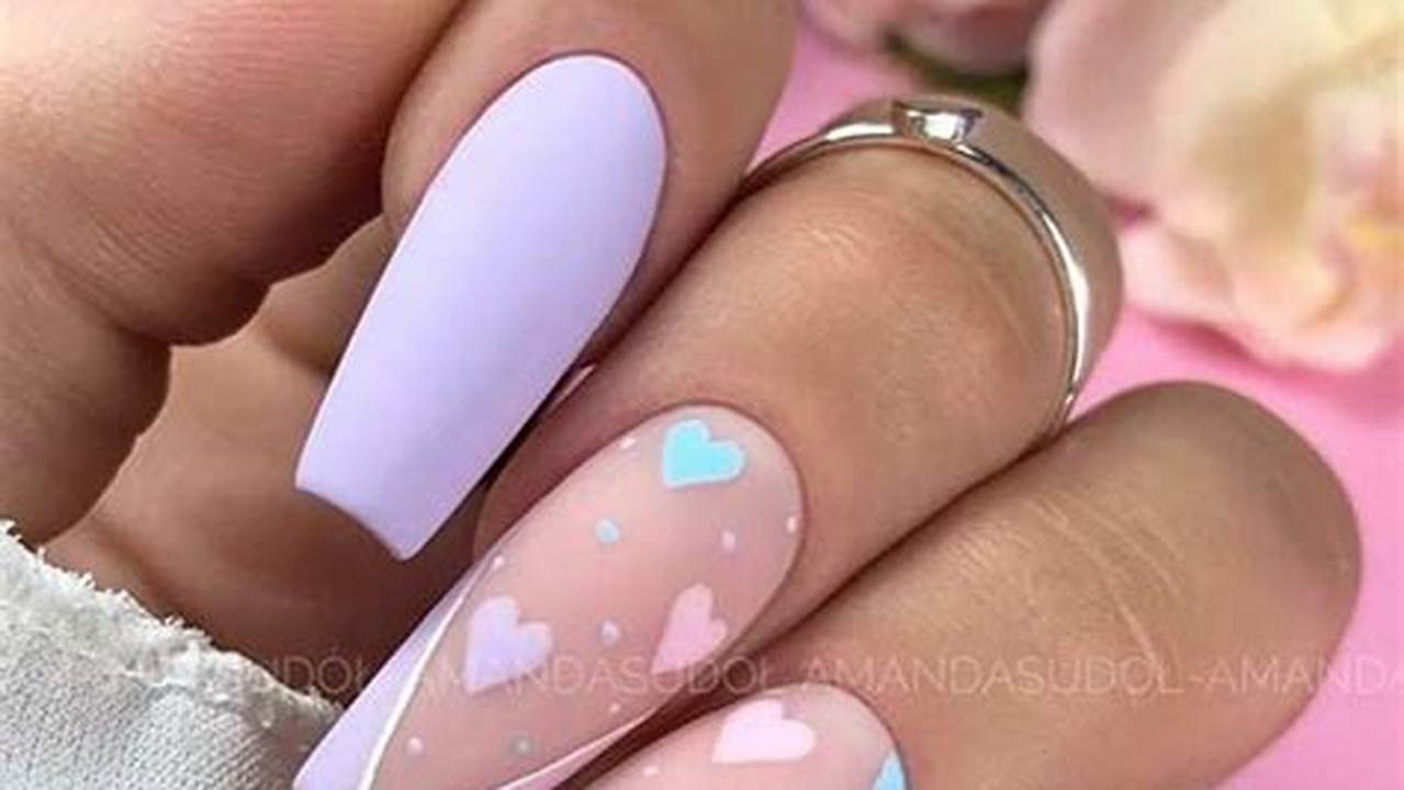 You Can Paint Your Nails With Pastel Heart Details,., 2024