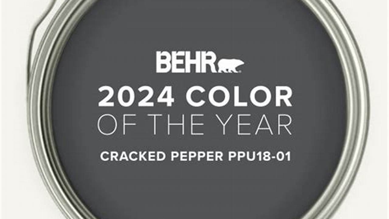 You Might Want To Paint It Black, According To Behr Paint., 2024