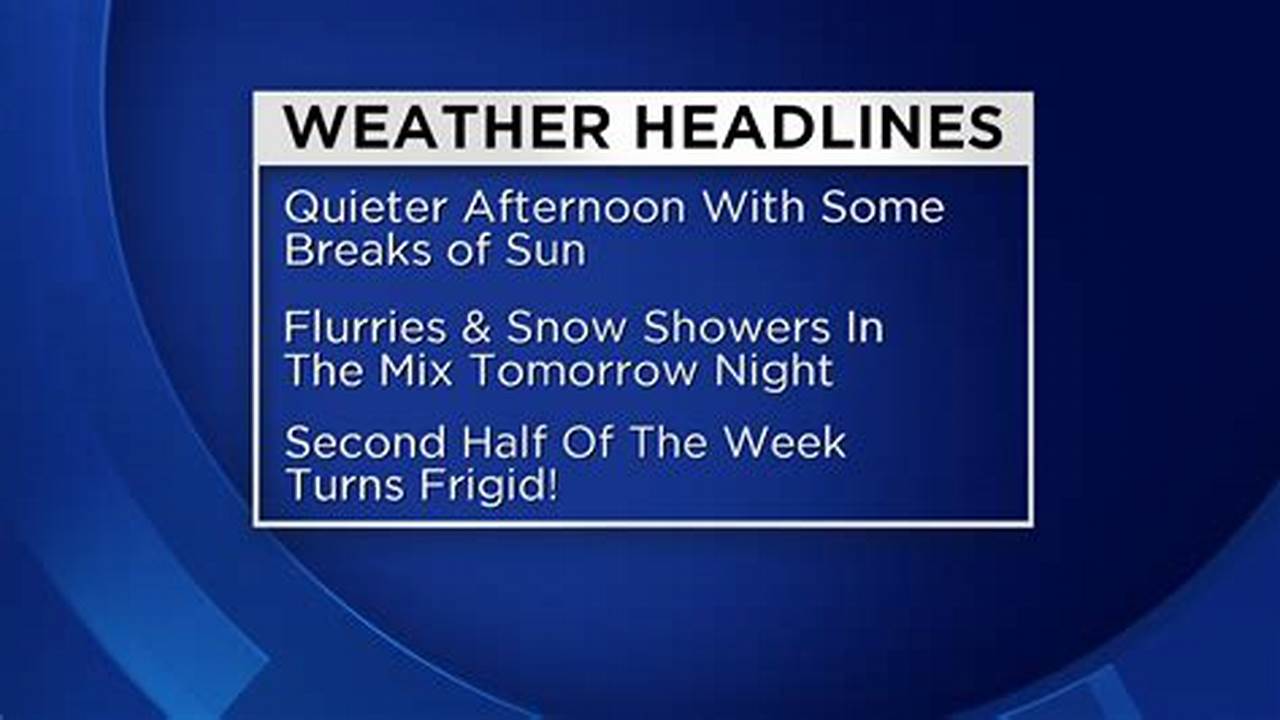 Your News And Weather Headlines From Cbs News., 2024