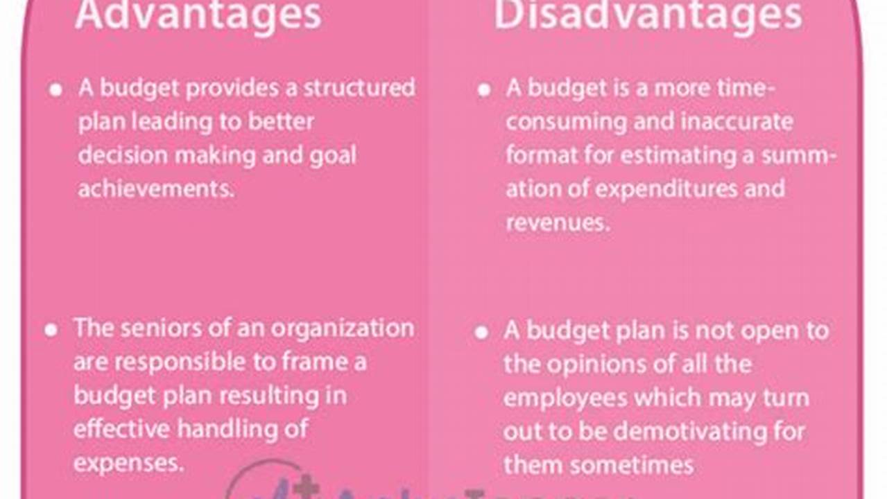 Advantages and Disadvantages of Budgeting