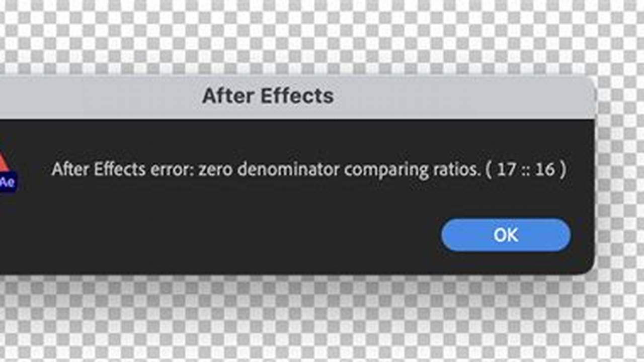 Unveiling the Secrets: Zero Denominators in After Effects Ratios Decoded