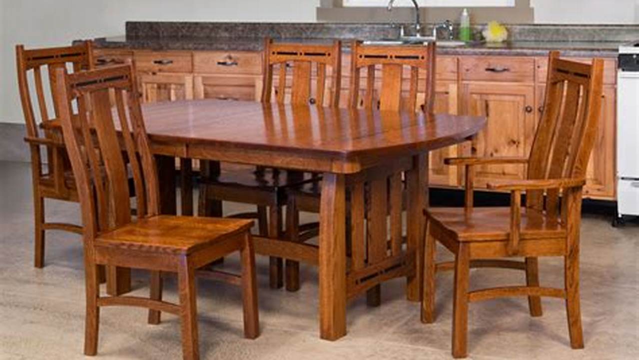 Amish Made Kitchen Table and Chairs: A Guide to Quality and Style