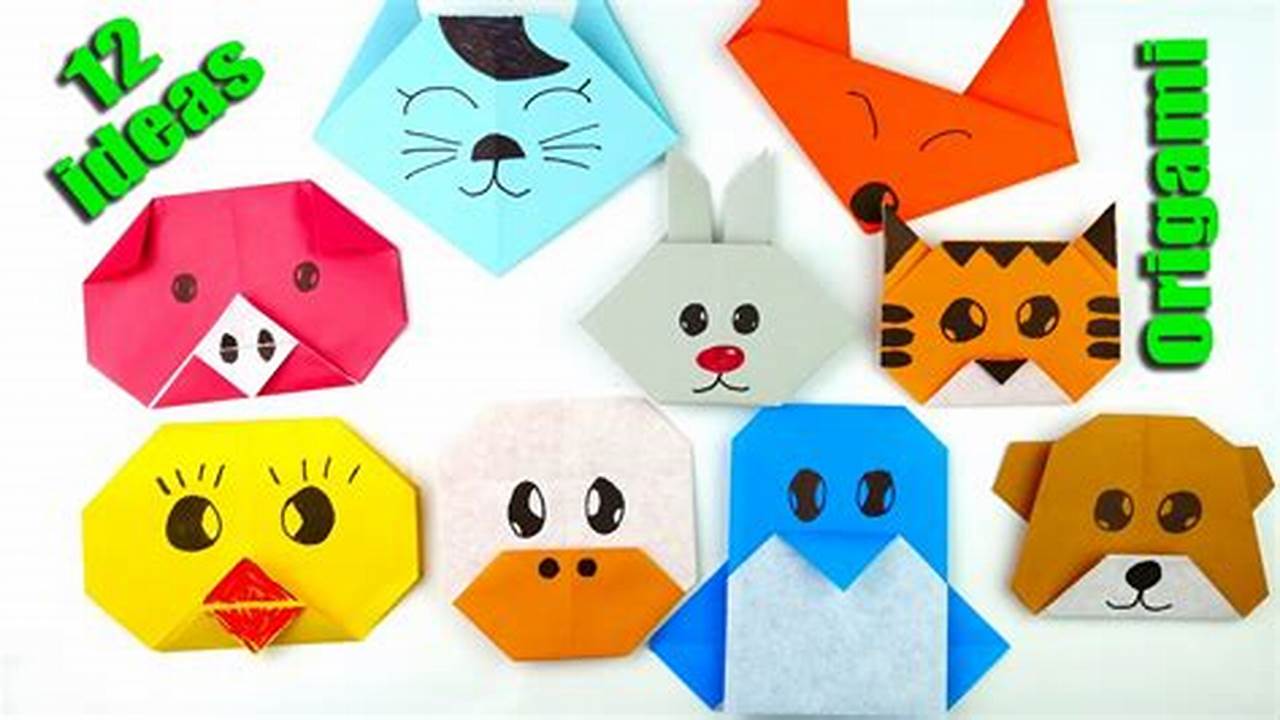 Origami Animals Step-by-Step for Kids