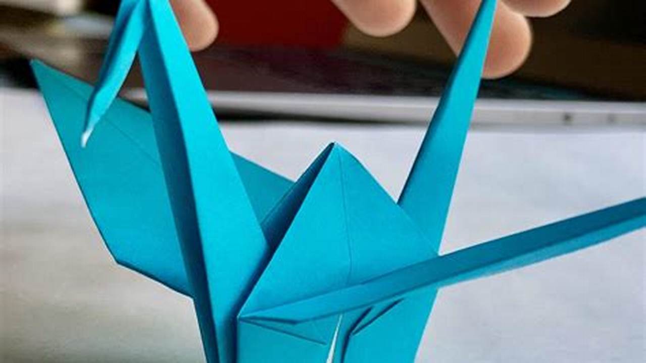 The Art Hub Origami Crane: A Symbol of Peace and Creativity