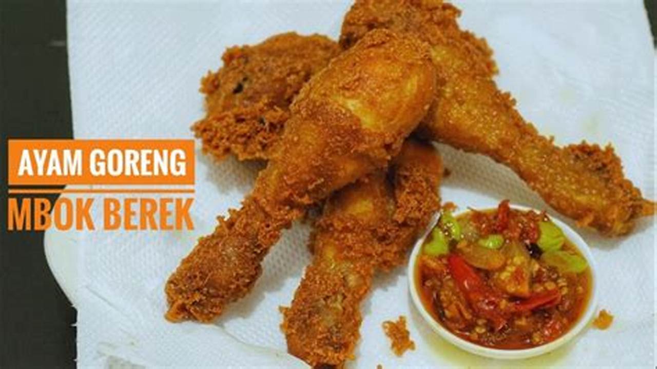 Ayam Goreng Mbok Berek Ny Umi: Cita Rasa Khas Semarang yang menggugah selera!