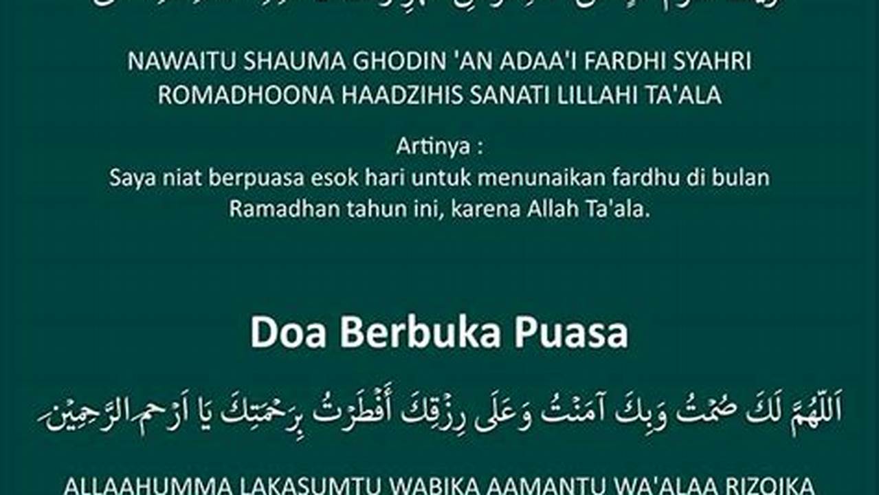 Panduan Lengkap Doa Buka Puasa Ramadhan: Rahasia Terungkap!