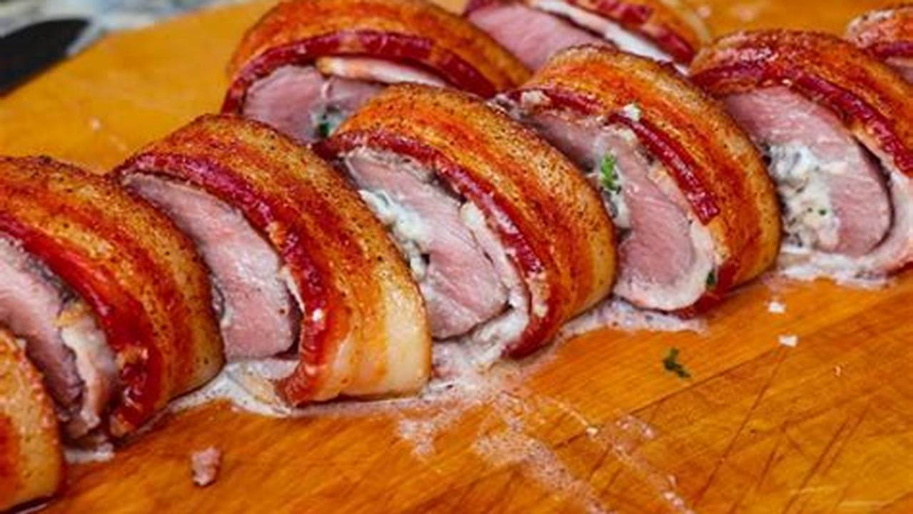 Temukan Cita Rasa Baru yang Menggugah Selera: Resep "Bacon Wrapped Stuffed Venison Backstrap"