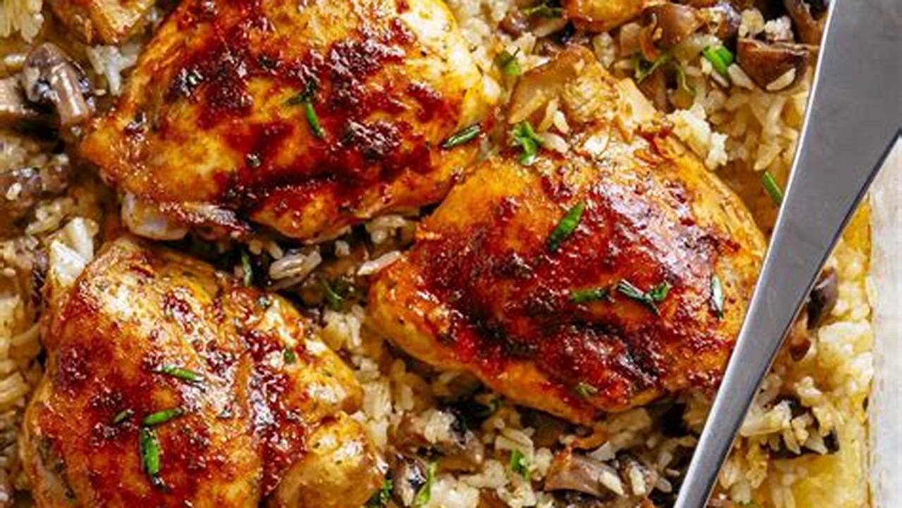 Savory Baked Chicken and Rice: A Culinary Symphony of Comfort and Flavor