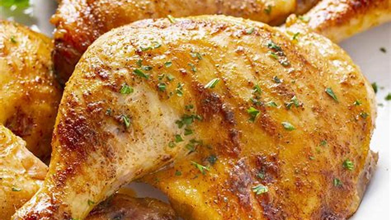 Baked Chicken Quarters: Crispy Skin, Succulent Meat - A Culinary Delight