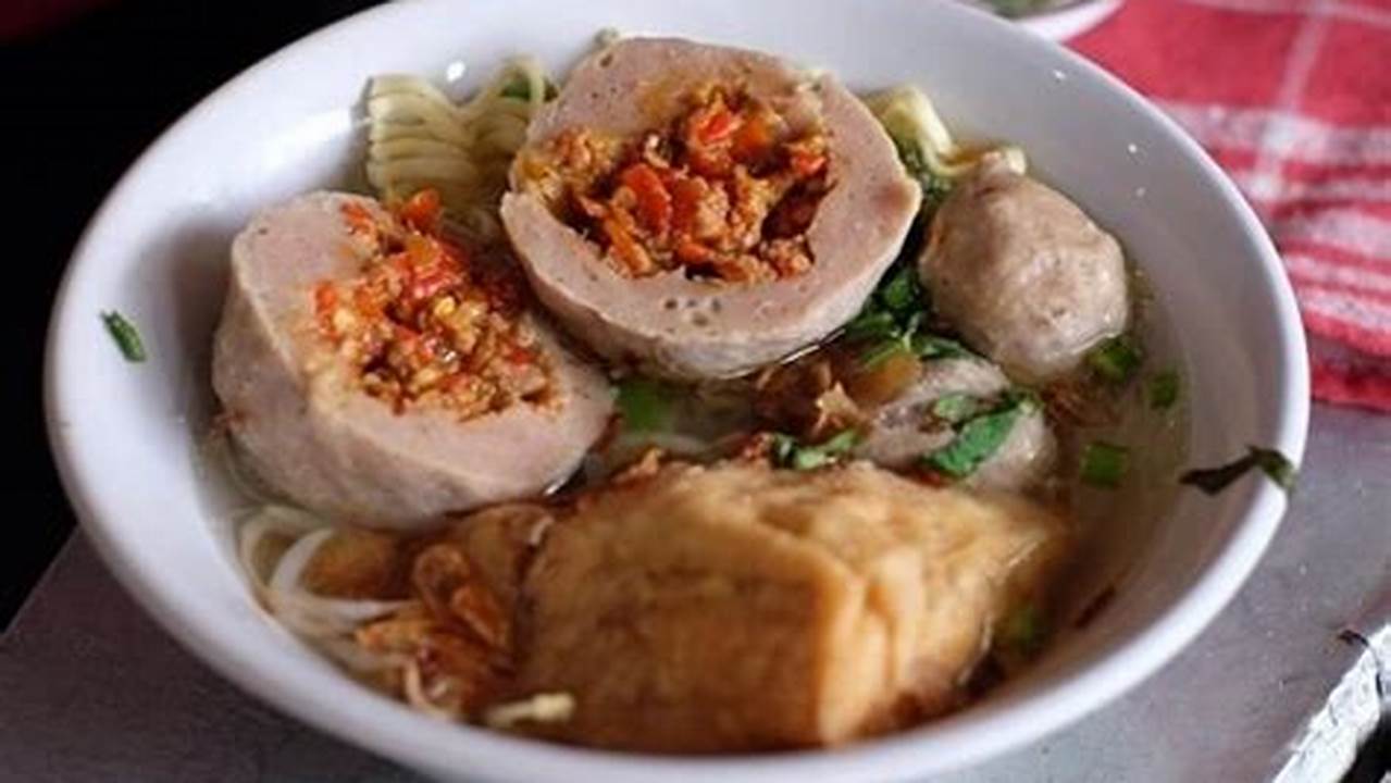 Resep Rahasia Bakso Mercon Terdekat, Pedasnya Nampol!