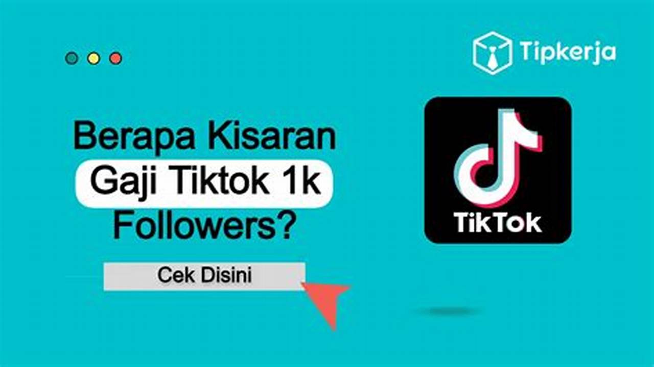 Berapa Gaji TikTokers di Indonesia?