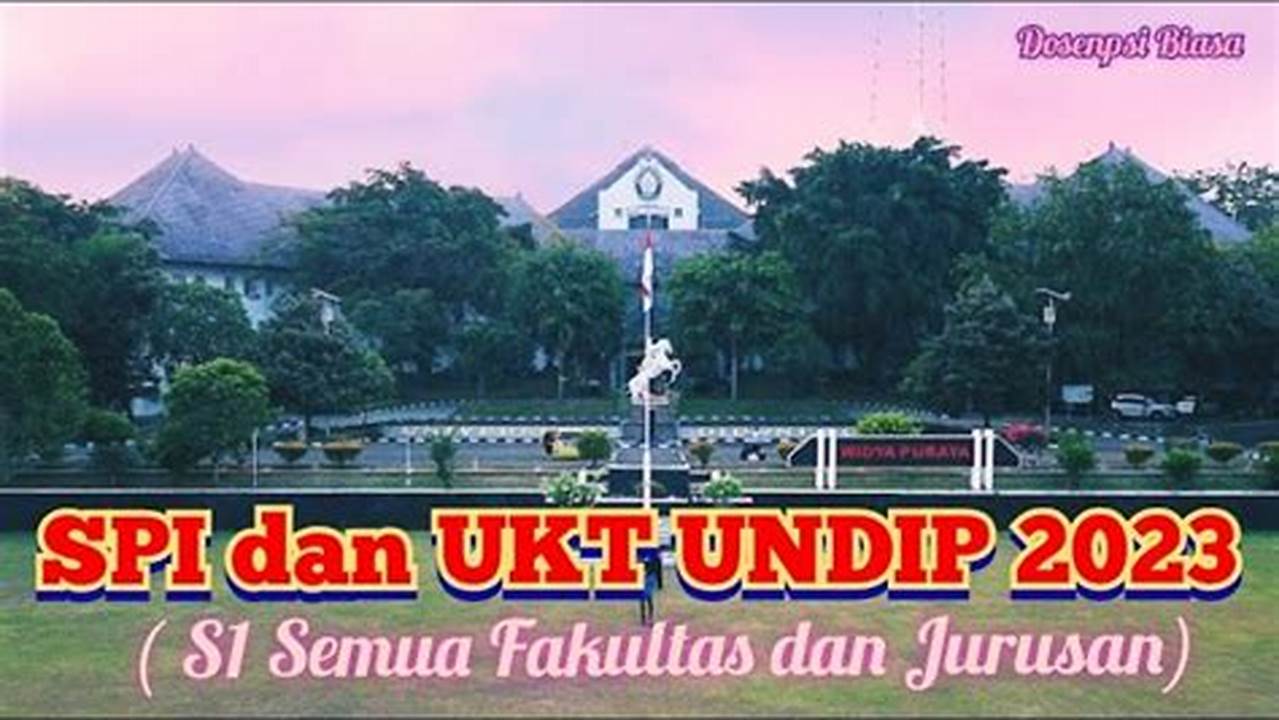 Rahasia Biaya Pendaftaran UTBK UNDIP 2024 yang Wajib Diketahui!