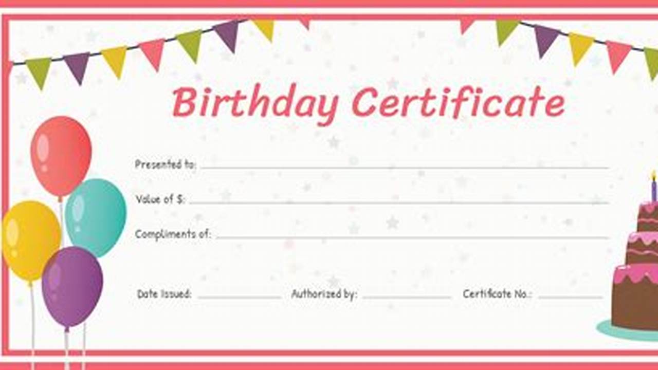 Discover the Ultimate Guide to Birthday Gift Certificates