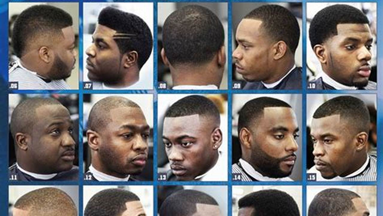 Black Men's Haircut Style Chart: Unveiling Limitless Possibilities