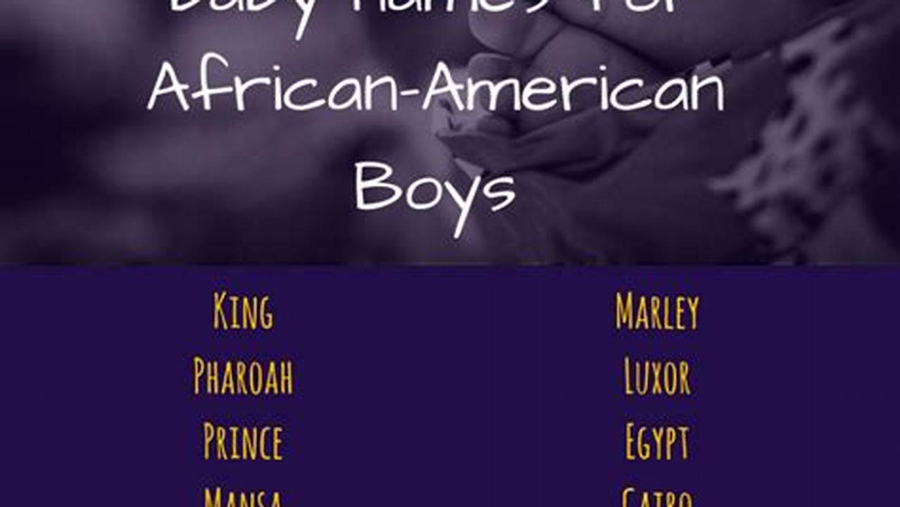 Black Names That Start With N