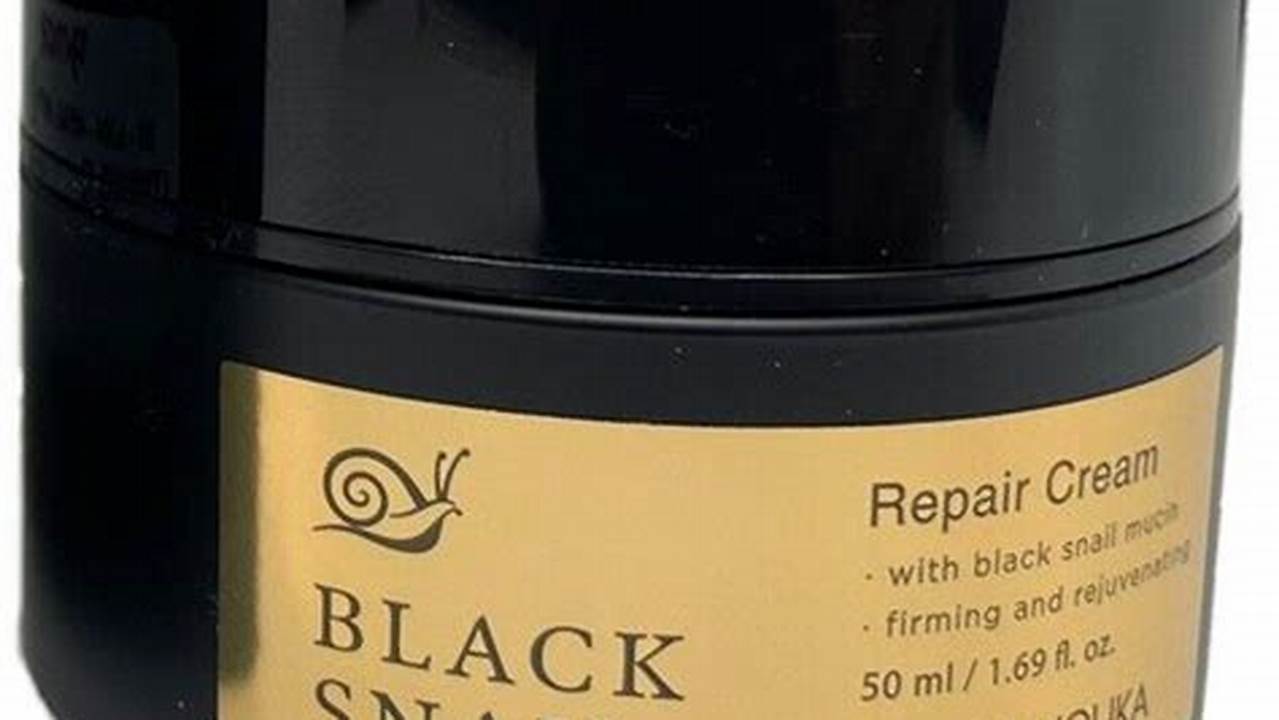 Unravel the Secrets of Black Snail Repair Cream: Discover its Remarkable Power for Skin Restoration