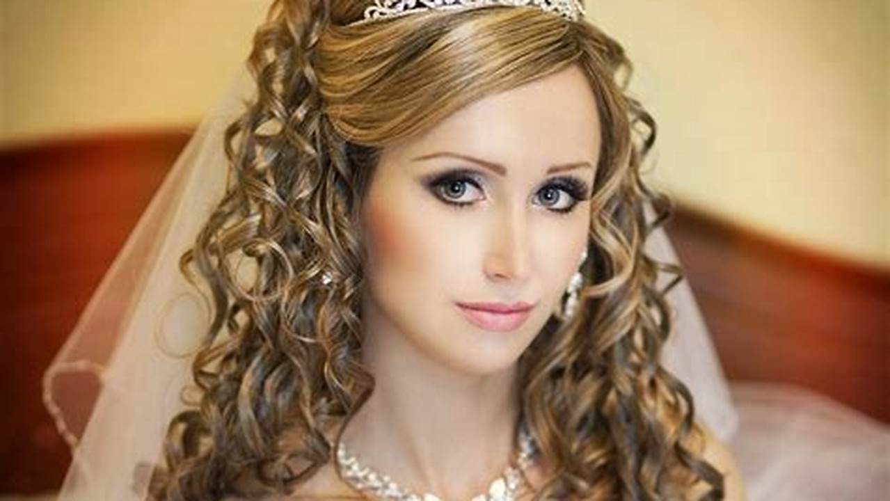 Unveil the Enchanting World of Bridal Hairstyles with Tiara and Veil