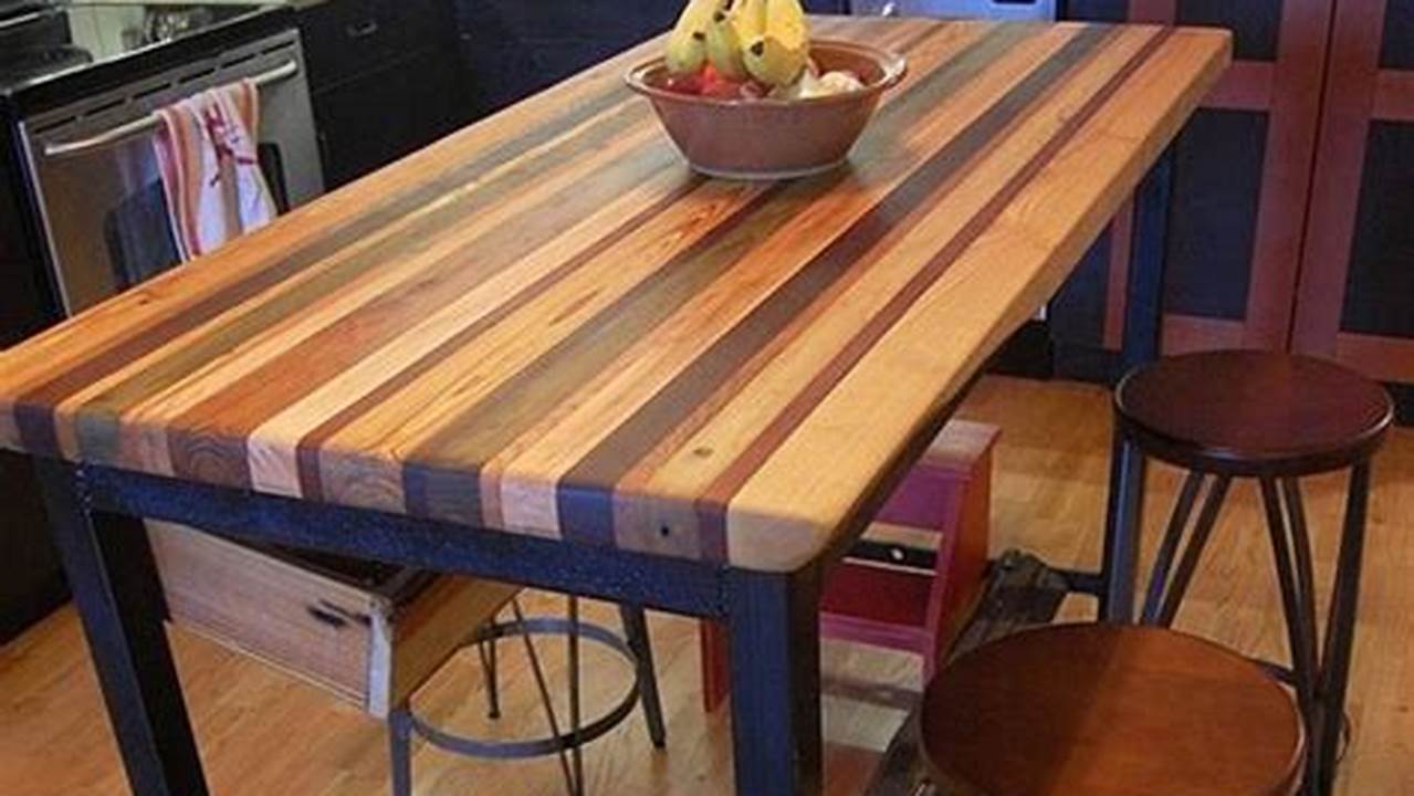 Butcher Block High Top Kitchen Tables: A Comprehensive Guide