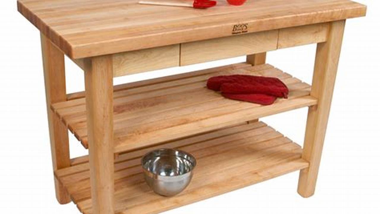 Butcher Block Work Tables: The Perfect Addition to Any Kitchen