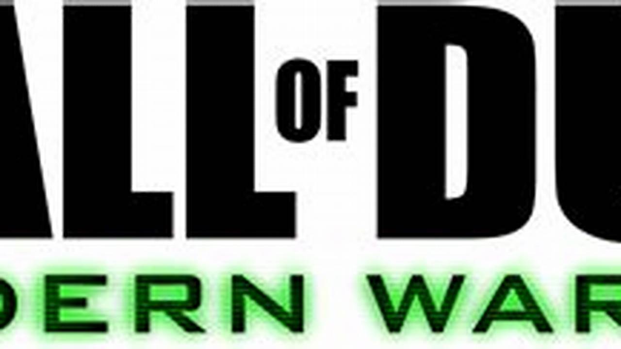 Unveiling the Power of the "Call of Duty: Modern Warfare II" Logo PNG: A Deep Dive into its Significance and Uses
