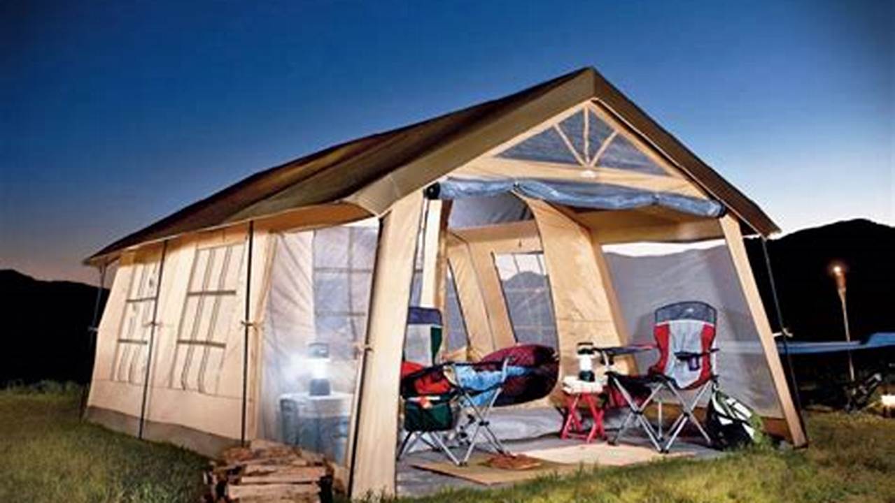 The Contemporary Solution to Camping: Tent That Looks Like a House