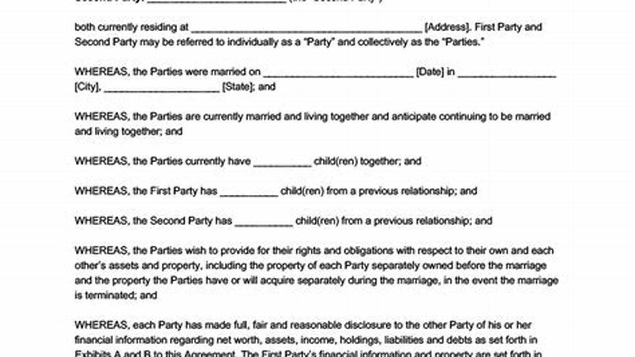 Can I Create My Own Postnuptial Agreement?