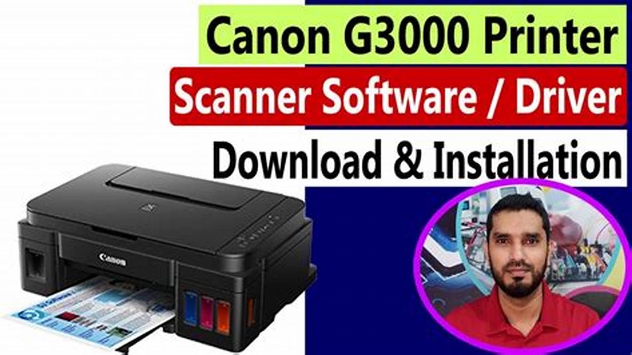 canon pixma g3000 software