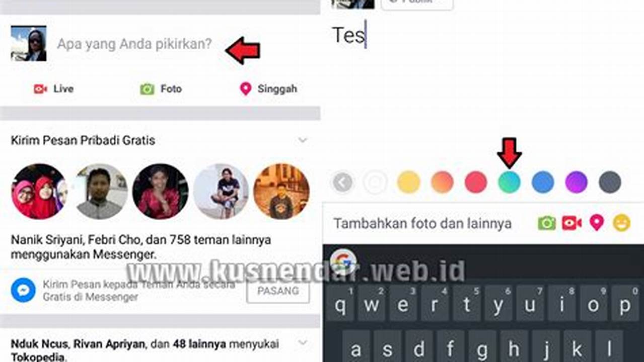 Cara Mudah Bikin Status Warna di Facebook: Panduan Lengkap