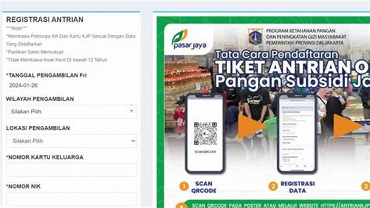 Cara Daftar Antrian KJP Pasar Jaya: Panduan Lengkap untuk Belanja Hemat!