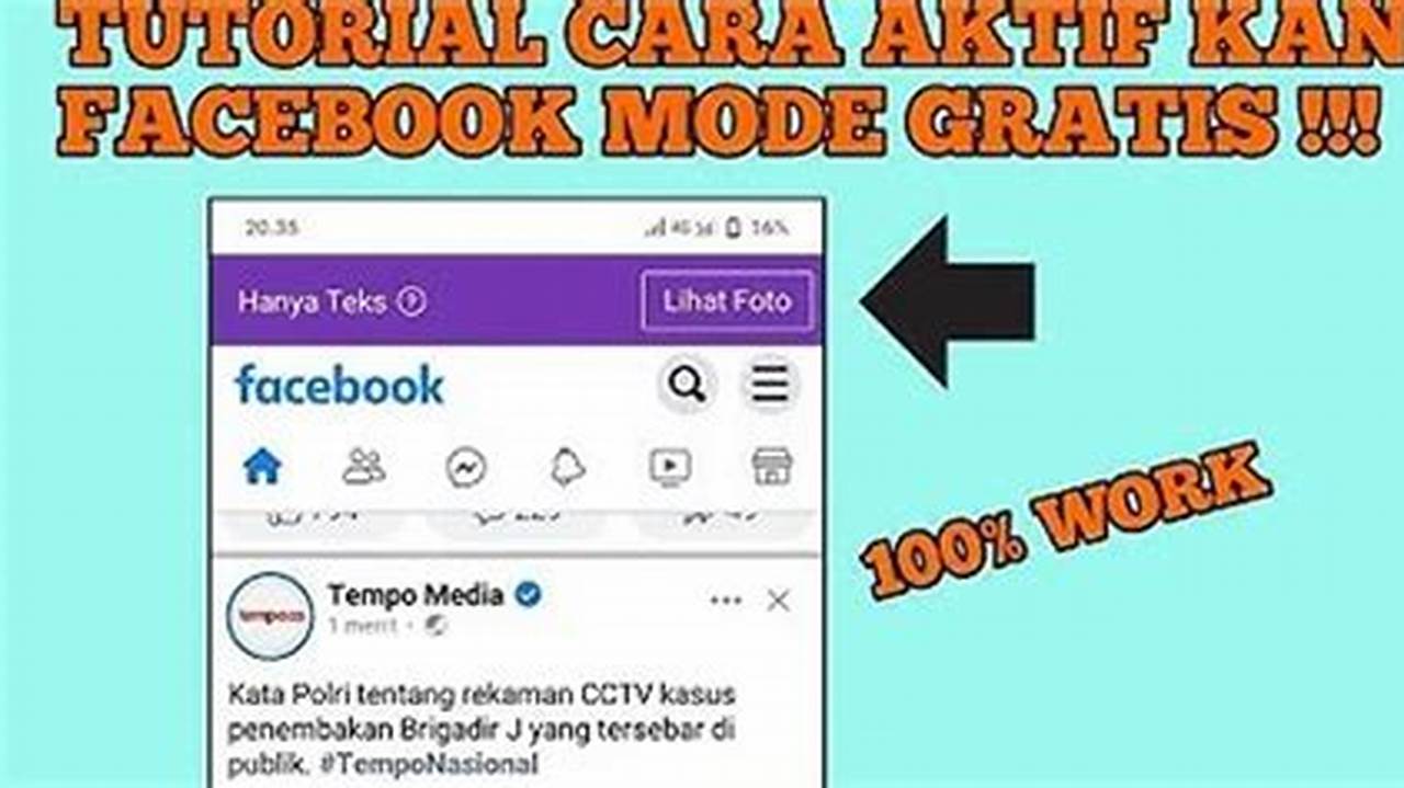 Rahasia Cara FB Mode Gratis: Akses Facebook Tanpa Kuota!