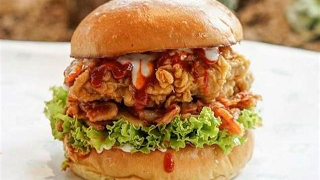 Rahasia Membuat Burger Ayam Super Lezat, Dijamin Ketagihan!