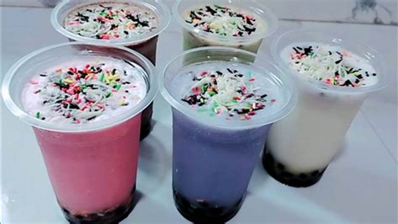 Resep Es Boba Pop Ice: Tips Bikin Es Segar dan Kenyal