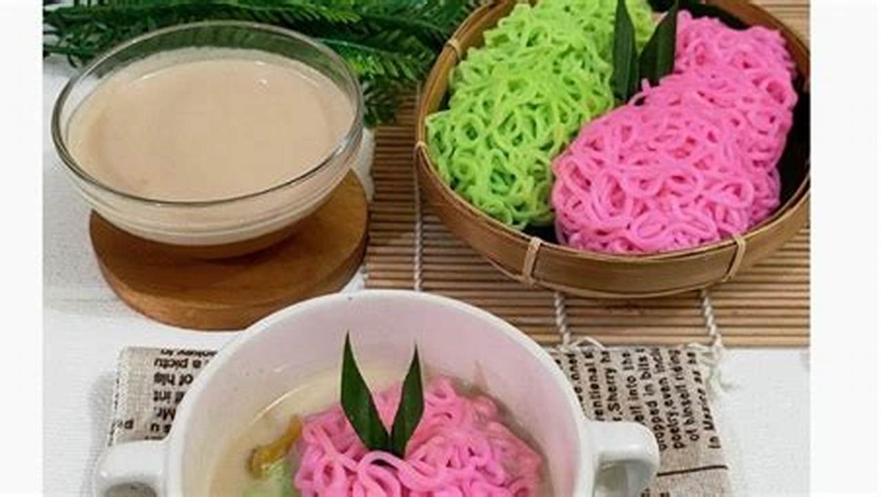 Cara Membuat Kue Putu Mayang Sederhana, Nikmati Kenikmatan Tradisional!