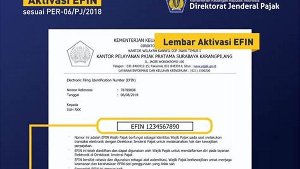 Cara Gampang Dapetin Nomor EFIN Online