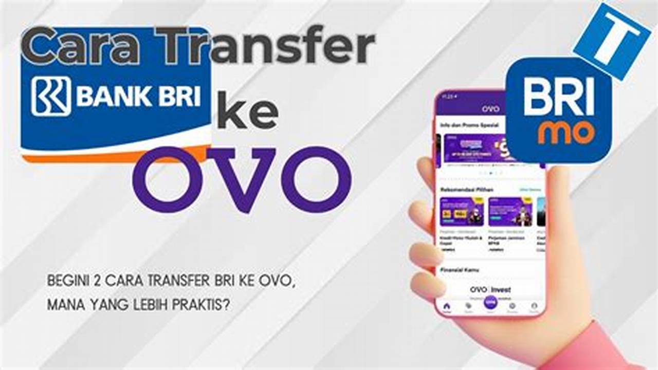 Cara Aman Transfer Uang dari BRI ke OVO