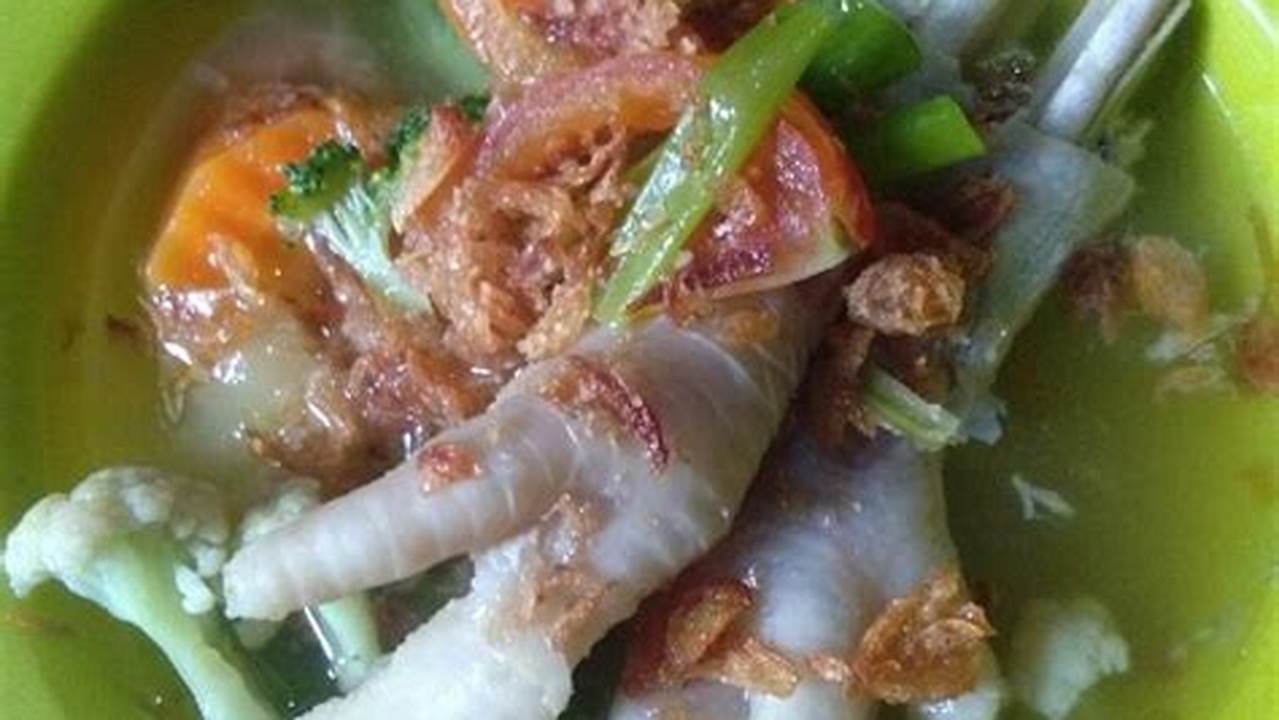 Resep Rahasia Ceker Ayam Kampung, Lezat dan Kaya Manfaat