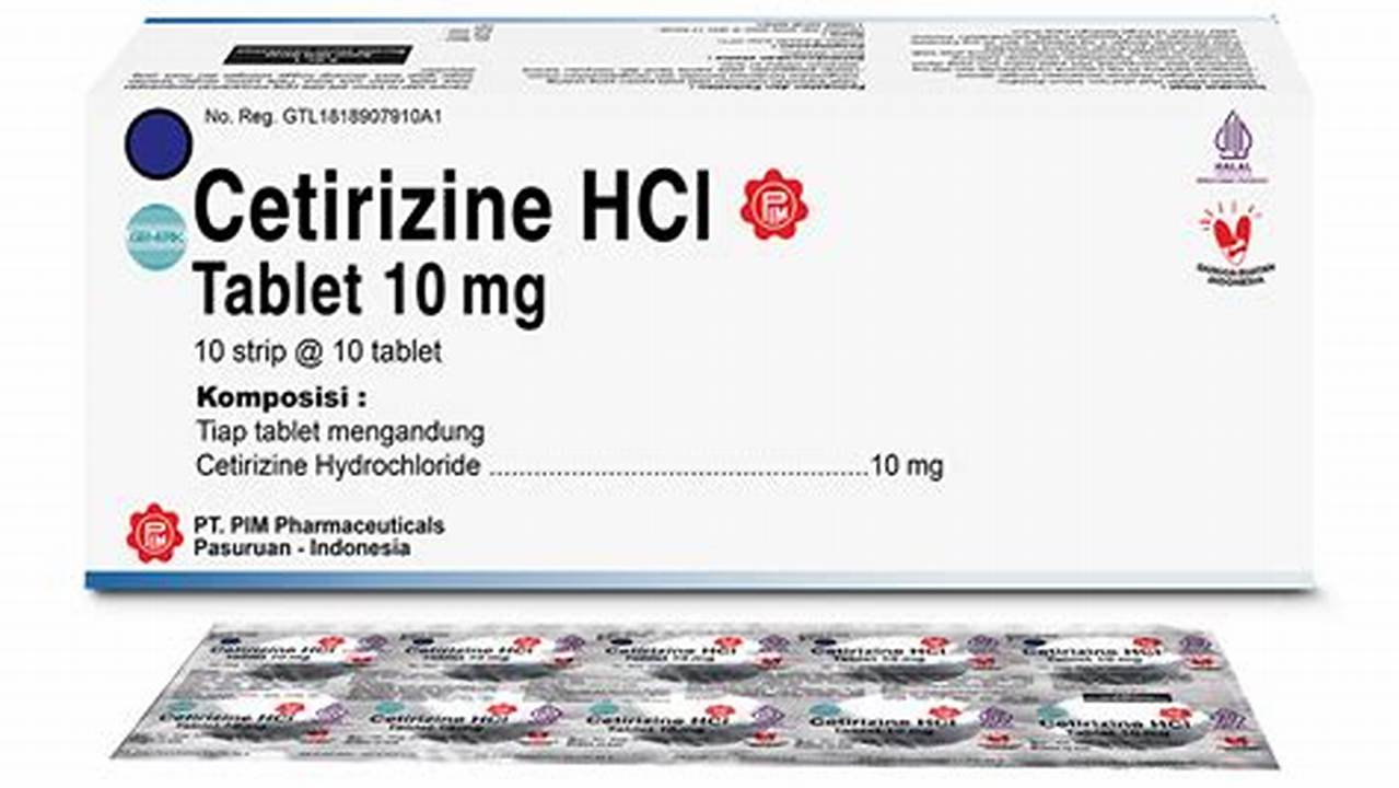 Temukan 7 Manfaat Cetirizine Hidroklorida, Obat untuk Alergi yang Jarang Diketahui