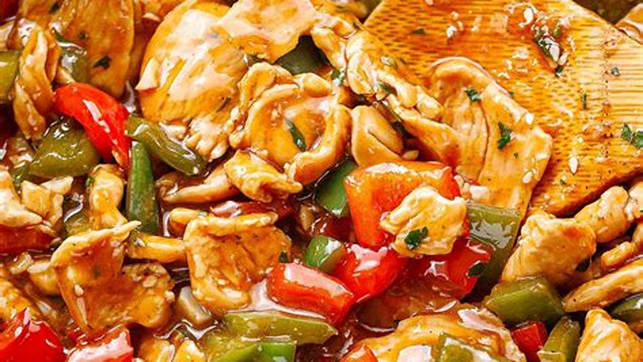 Savory Chicken and Bell Pepper: A Colorful Symphony of Flavors