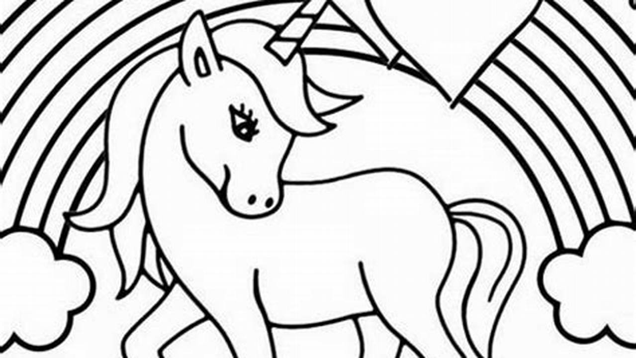 How to Unleash Creativity with Children's Coloring Pages Unicorn