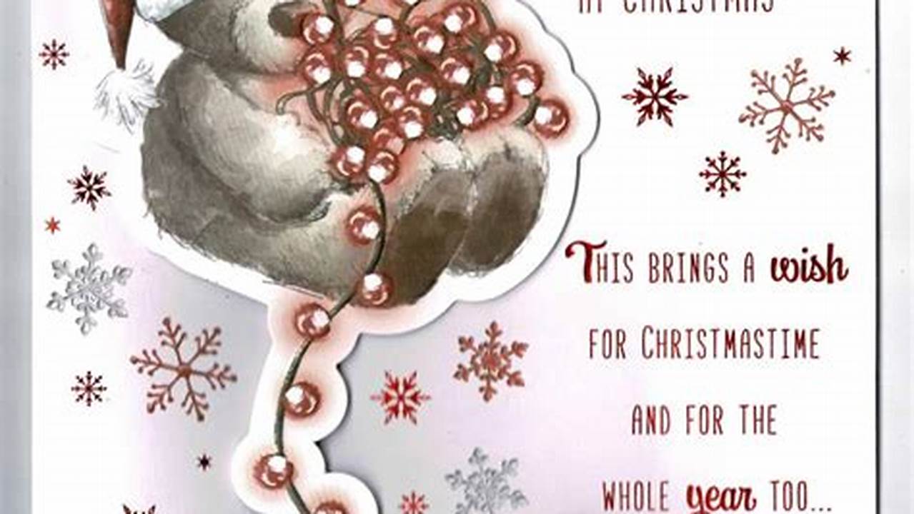 Craft Heartfelt Christmas Card Messages for Your Husband