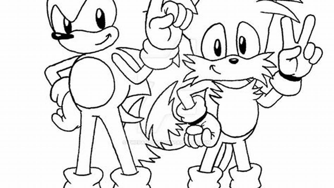 How to Unleash Creativity with Classic Sonic and Tails Coloring Pages