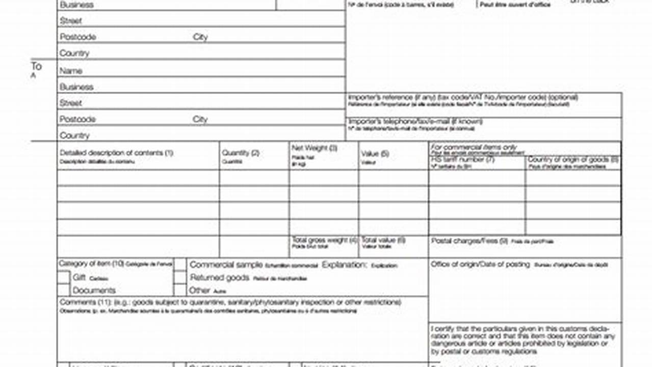 Mastering the CN23 Customs Form: A Comprehensive Guide for Smooth International Shipping